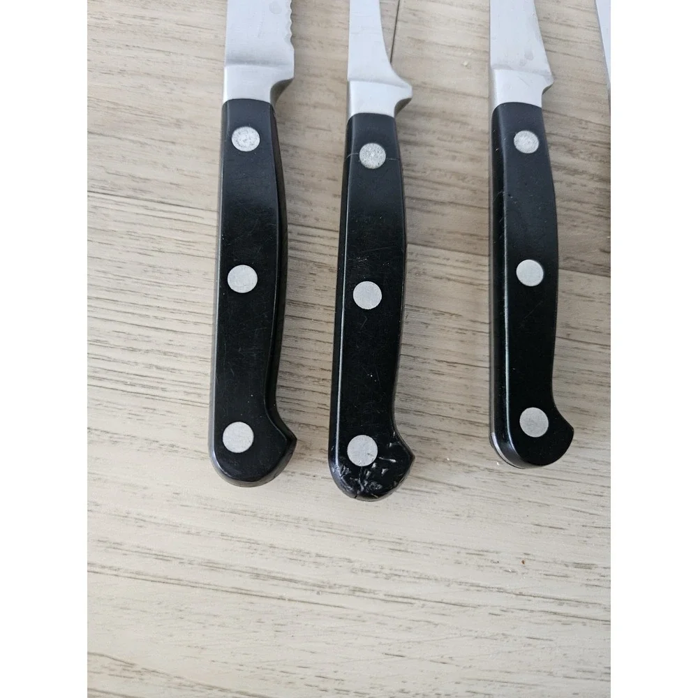 Henckels International Knife Block Set Stainless Steel Kitchen Cutlery + Extras